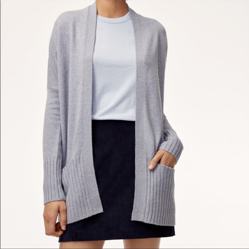 Talula Aritzia Lenox cashmere and angora cardigan